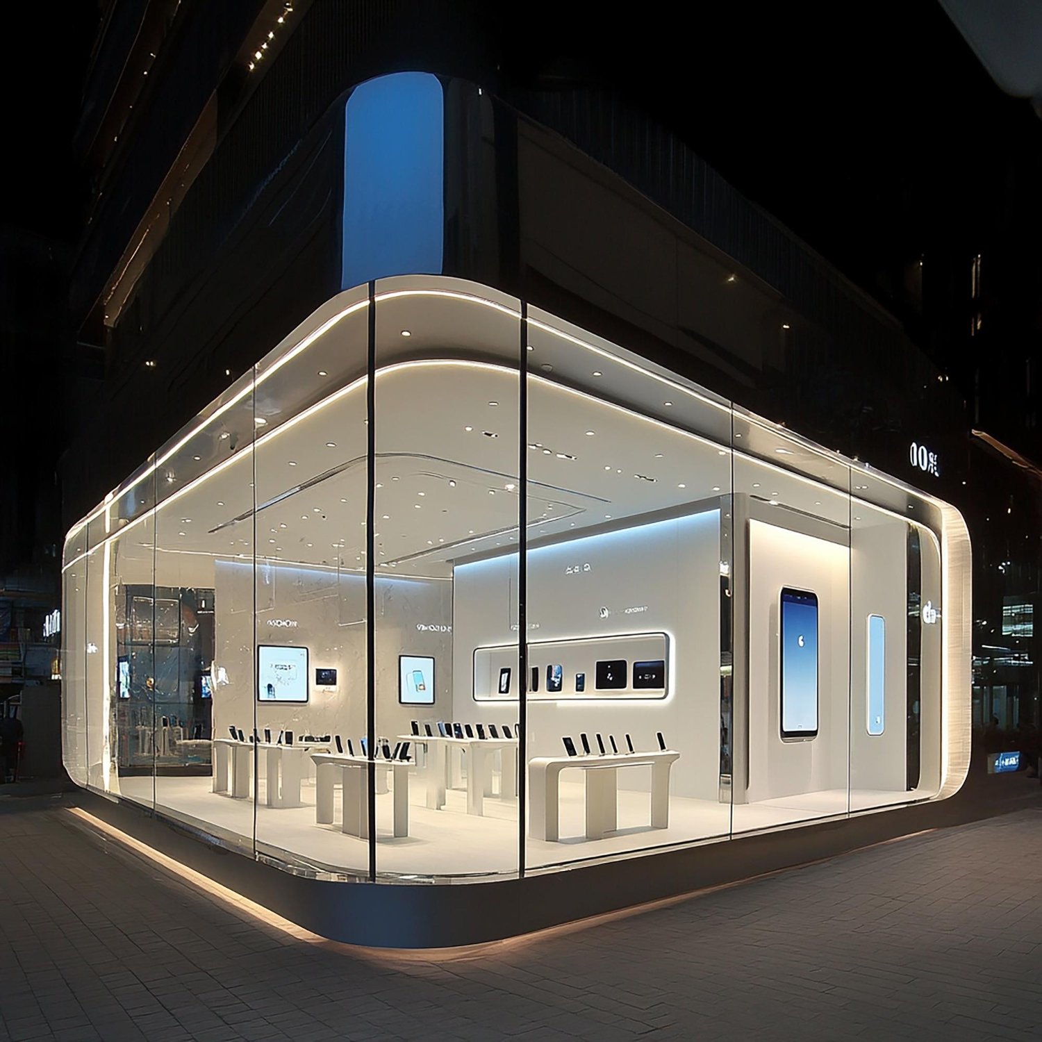 Modern Commercial Space Visualization