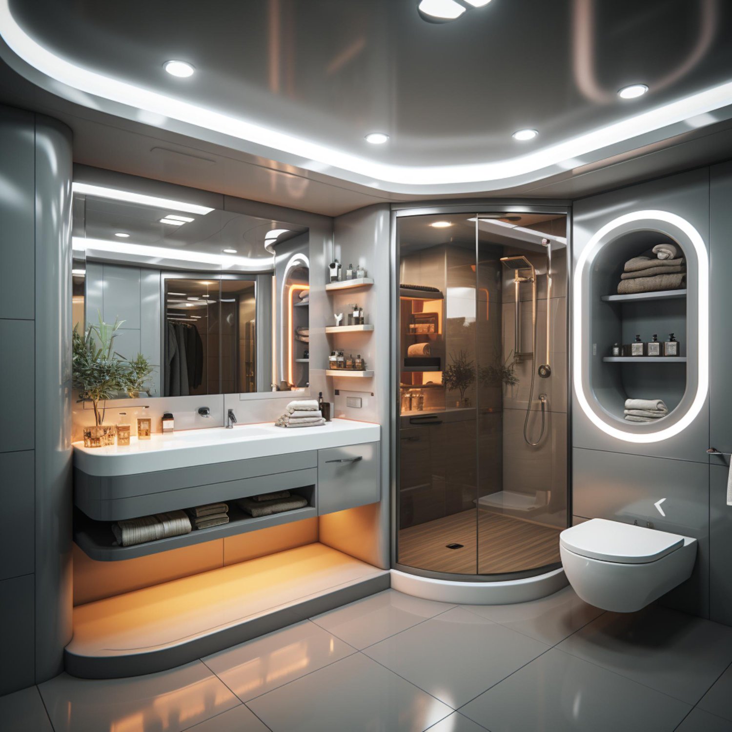 Bathroom Renovation Rendering