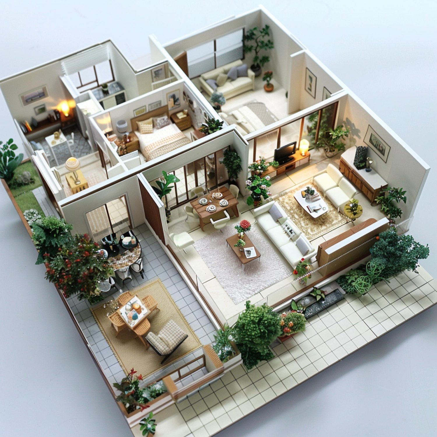 Multi-Level Home Plan