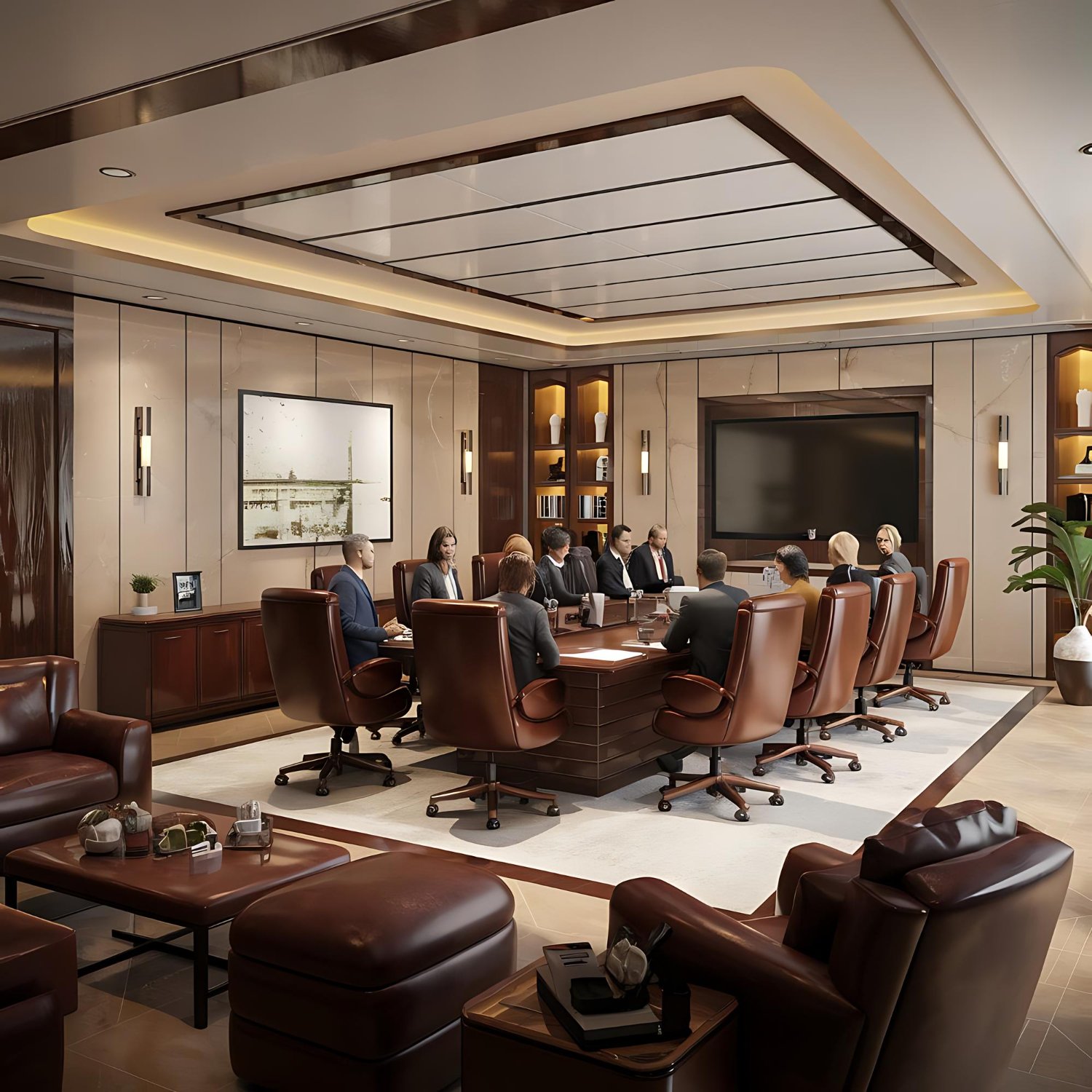 Executive Cabin and Meeting Rooms