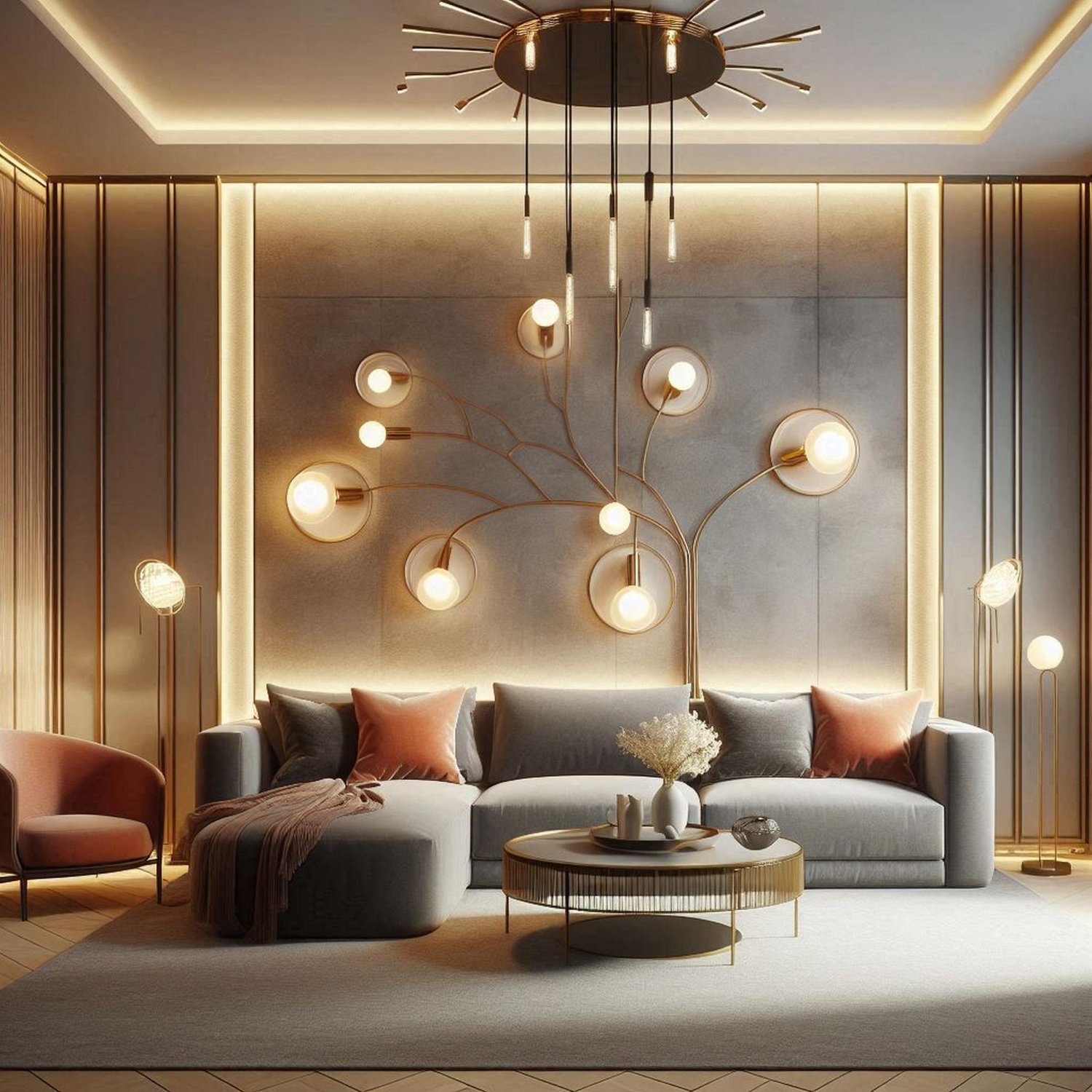 Luxury Living Room Lighting